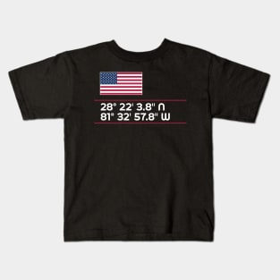 United States of America Epcot World Showcase Walt Disney World Coordinates Kids T-Shirt